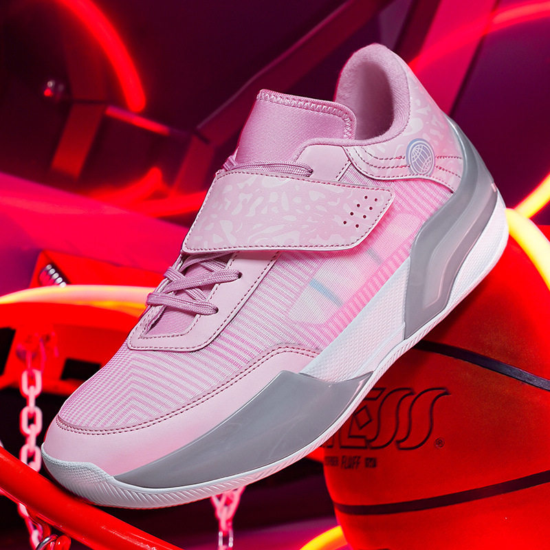 新款跑步鞋男女青少年初中学生大童魔术贴篮球鞋运动鞋竞速跑步鞋