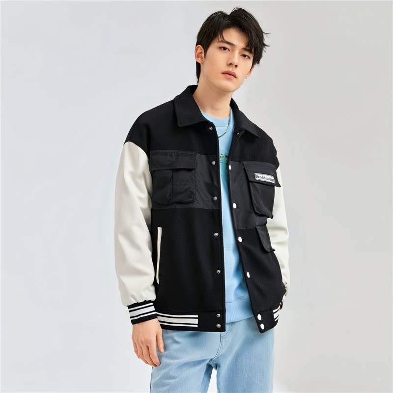 PICCA2025冲锋衣男女同款百搭防风情侣运动夹克外套春秋季棒球服