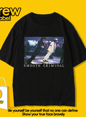 drew MichaelJackson迈克尔杰克逊短袖T恤男夏季潮牌舞王纪念衣服