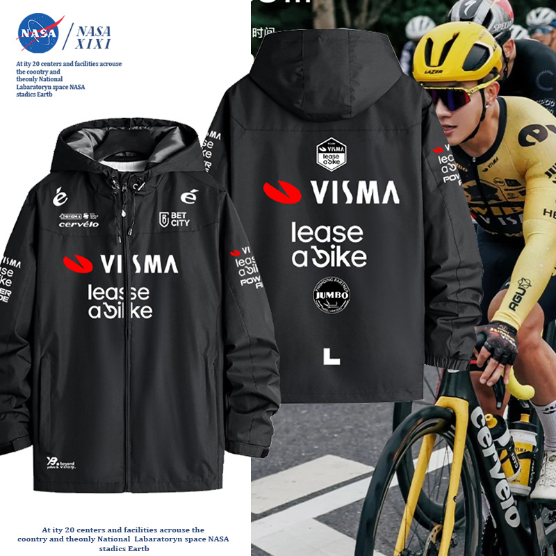 珍宝车队2025环法赛车服外套衣服男公路自行车骑行服秋冬款冲锋衣