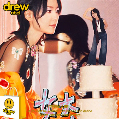 drew周笔畅演唱会周边卫衣女BiBiZhou笔笔周同款衣服宽松秋季外套