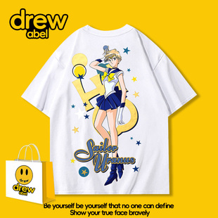 美少女战士联名T恤女火野丽衣服短袖二次元周边夏款速干宽松潮流