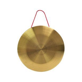 铜锣22/32CM三句半套装表演敲锣打鼓乐器铜锣纯铜色防汛预警铜锣