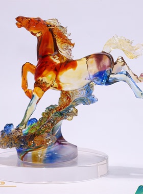 钰琅琉璃工艺礼品摆饰壮