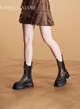 Morrell Maxie厚底切尔西女冬季增高显瘦防滑马丁靴｜MW234048GN