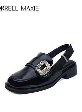 Morrell Maxie黑色增高乐福鞋女2025新款小个子凉鞋｜MW252037BK