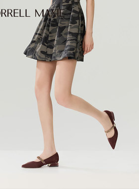 浪漫珍珠丝绒精致链条玛丽珍｜Morrell Maxie｜MW253020PP