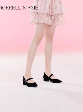 Morrell Maxie黑色芭蕾玛丽珍女鞋2025春新气质皮鞋｜MW241010BK