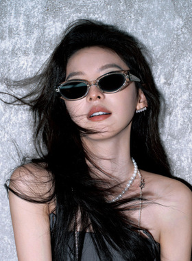 GM墨镜太阳镜男章若楠同款猫眼女高级感防紫外线可配近视度数DADA