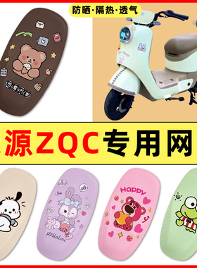 绿源ZQC电瓶车电动车改装装饰小配件大全专用座套坐垫套防水防晒