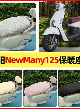 适用光阳NewMany125踏板摩托车改装配件专用座套冬季加绒坐垫套罩