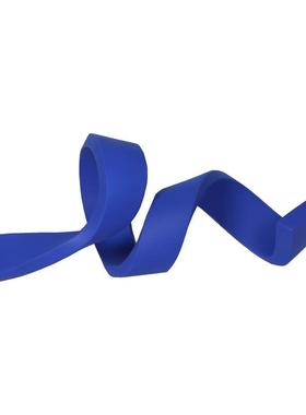 抽象蓝色扭曲丝带简约现代蓝树脂摆件 创意丝带样板房桌面装饰品