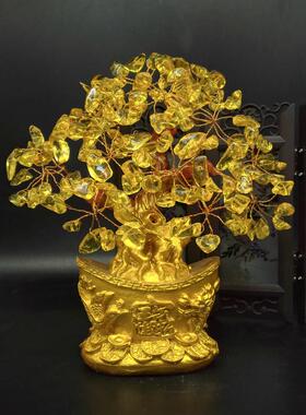 发财树摇钱树摆件 开业礼品摆件招财工艺品公司店铺饭店开业送礼