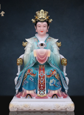 合成玉石中式佛堂装饰摆件
