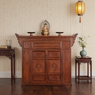 佛台新中式佛柜佛堂实木佛堂中堂神台供桌佛台香案家用家庭供香桌