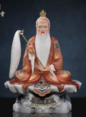 合成玉石中式佛堂装饰摆件