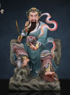 合成玉石粉中式佛堂装饰摆件