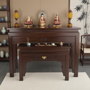 新中式佛柜佛堂实木佛堂中堂神台供桌佛台香案家用供香桌香火桌