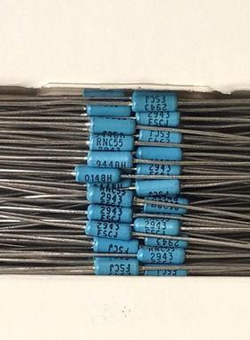 294K天蓝色1/4W 进口DALE发烧1%精度精密金属膜电阻 可代292K296K