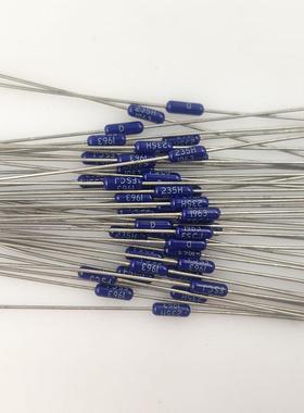 196K深蓝色1/4W 进口DALE发烧1%精度精密金属膜电阻 可代195K197K