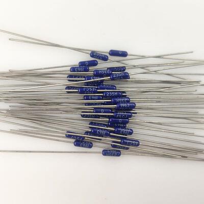 196K深蓝色1/4W 进口DALE发烧1%精度精密金属膜电阻 可代195K197K