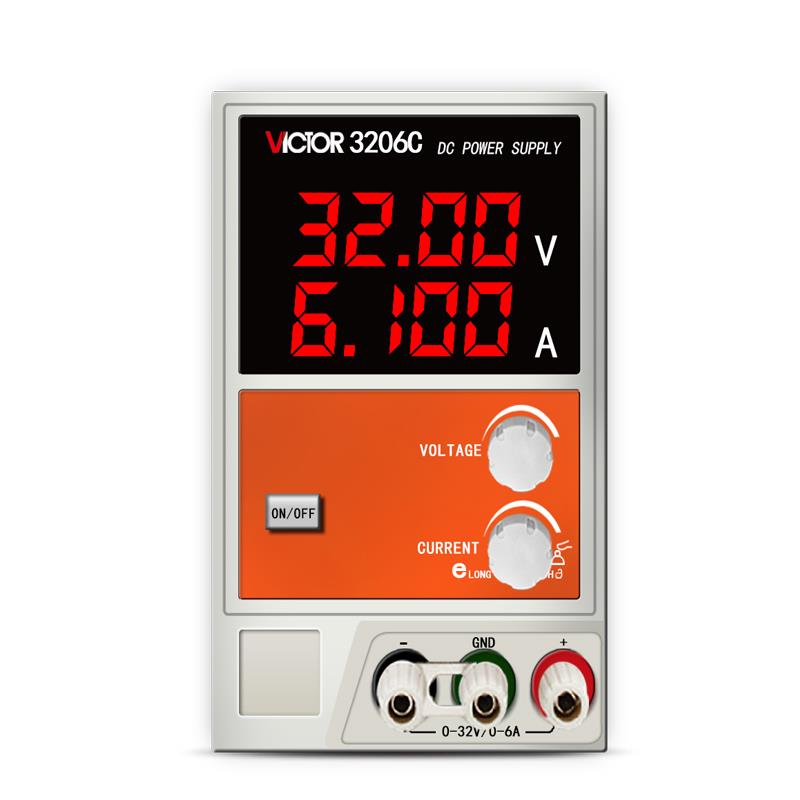 胜利仪器 四位数显线性直流稳压电源 编码开关电源 VC3206C