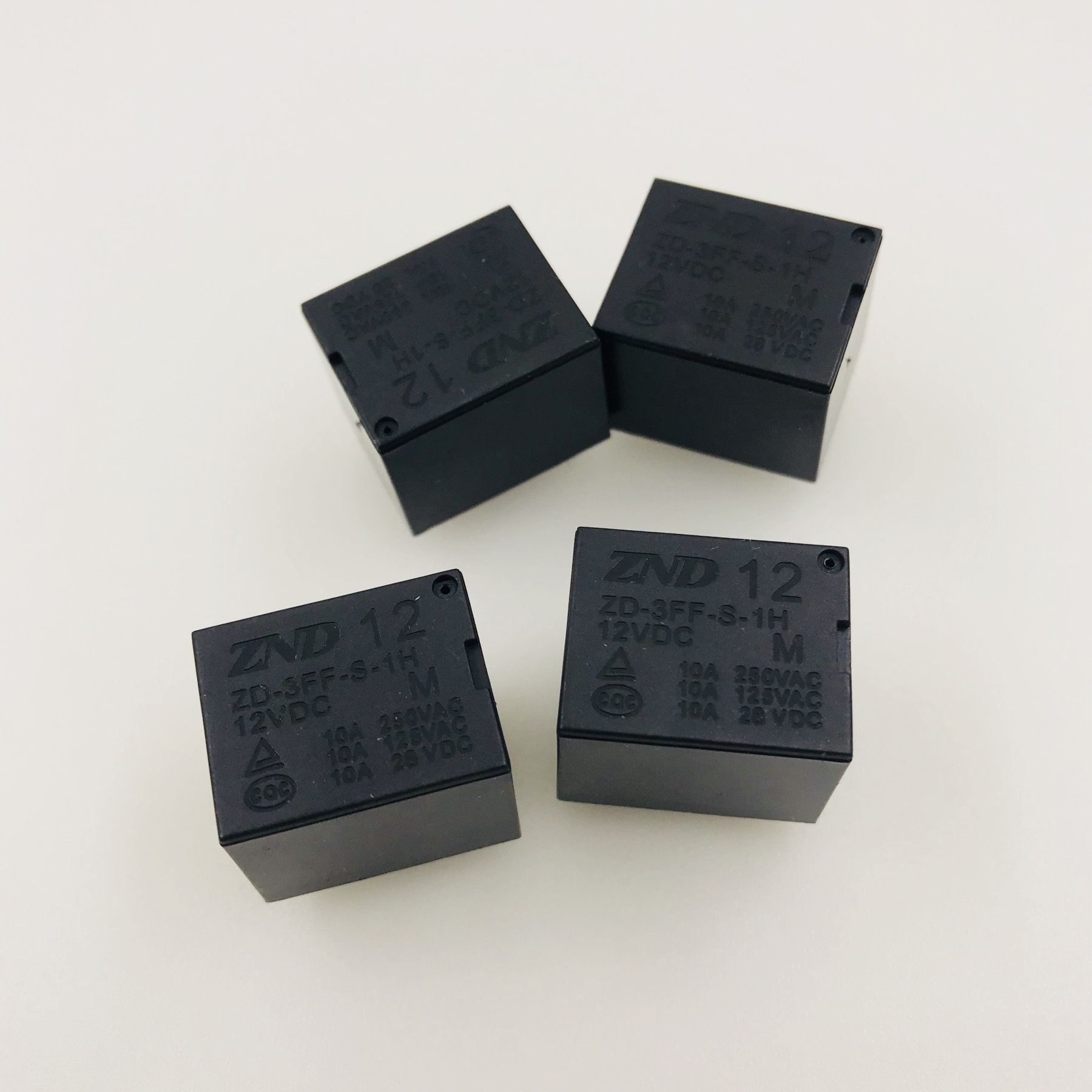 ZD-3FF-S-1H-M-05/06/09/12/24VDC常开4脚10A250VAC震德继电器ZND