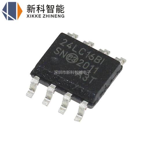 24LC16BT-I/SN 24LC16B-I/SN 进口原装 贴片SOP8 24LC16BI 存储器