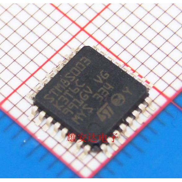 原装正品 STM8S003K3T6C LQFP-32 16MHz/8KB闪存/8位微控制器-MCU