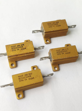 169R欧 1% 进口DALE大功率10W降压限流黄金铝壳线绕电阻器 代170R