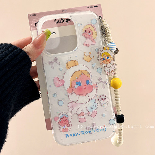 可爱卡通哭娃适用苹果手机壳