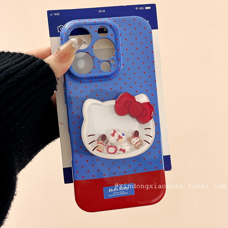 波点HelloKitty适用苹果手机壳