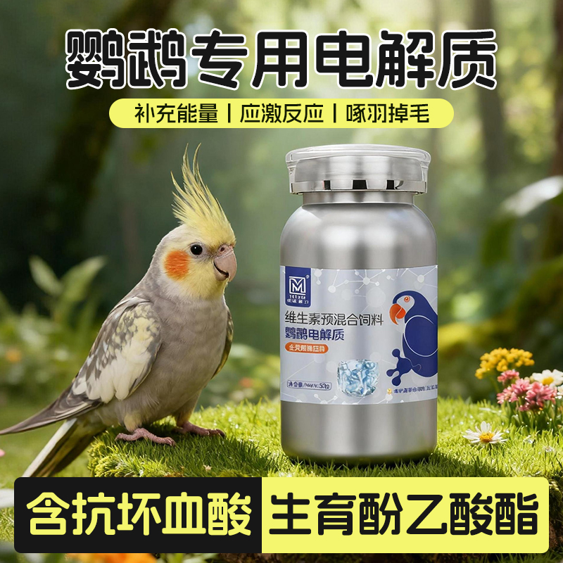 鹦鹉电解质粉体内外驱