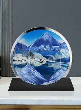 极速创意流沙画摆件艺术沙漏家居客厅酒柜电视P柜办公室轻奢装饰