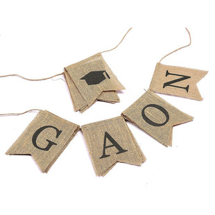 新品HAPPY GRADUATION graduation party decoratiXon flag