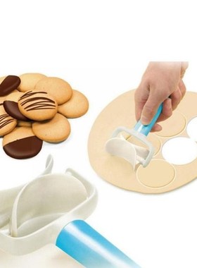 极速1pc/set Rolling Angel Biscuit CookiesL Cutter Mold Maker