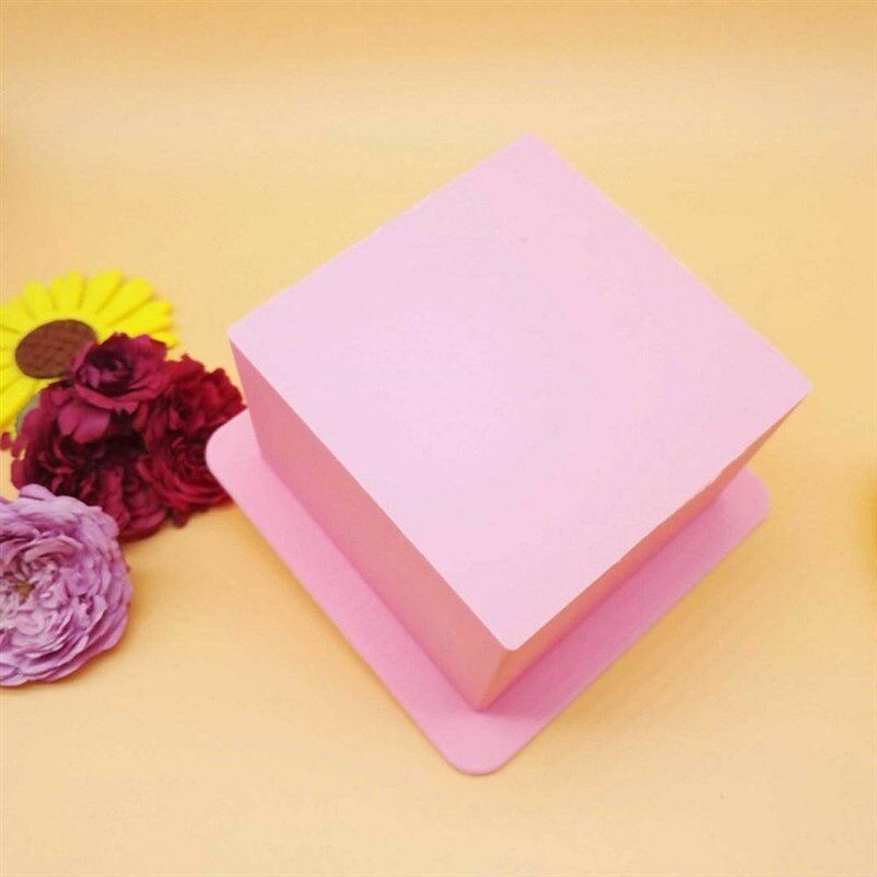 极速500ml Large Cube Squavre Soap mold Candle Cake Jelly Can