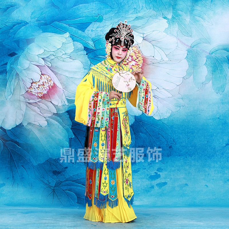 极速京剧越剧戏曲戏剧服装贵妃醉酒 五彩大宫装醉打金.枝宫主娘娘