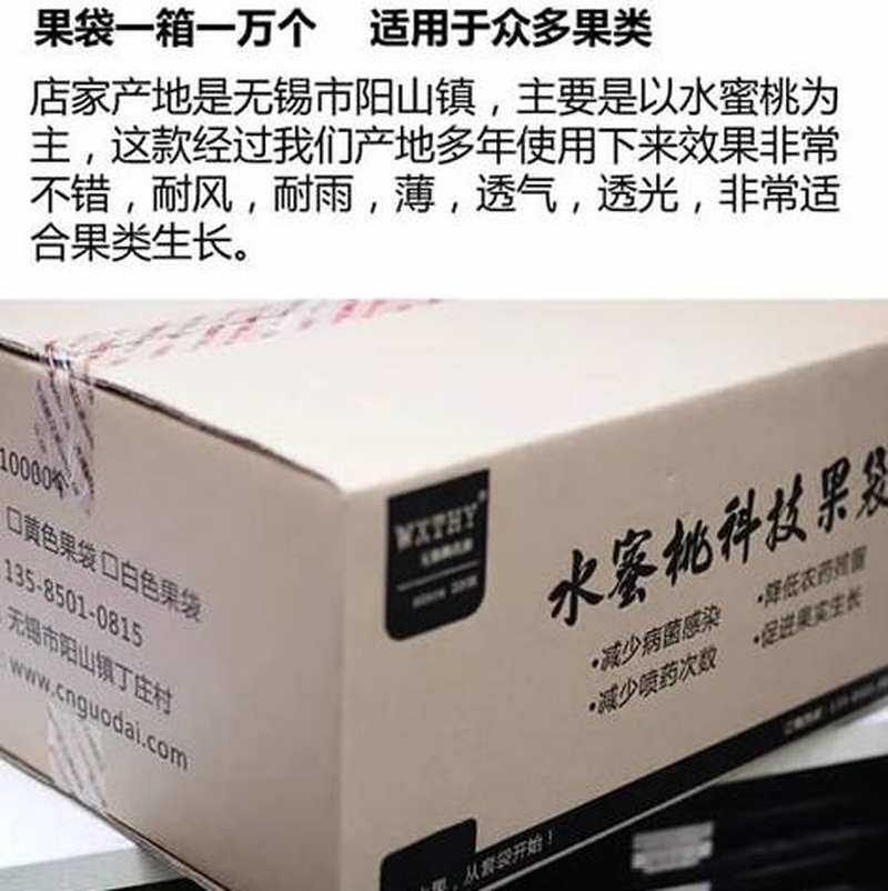 极速石榴桃袋草莓阳台防护包水果纸袋纸袋子防雨T育果袋果实水蜜
