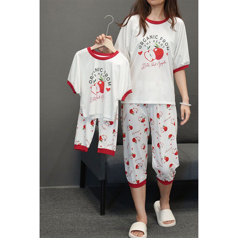 新品特 亲子款莫棉家居套装 女家居服套装