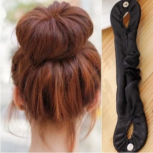 新品2 PCS Hair Donut Bun uClip Hair Twist Holder DIY Hair St