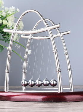 极速欧式拱门牛h顿摆 球撞珠永动仪房间办公室装饰品摆件 学生节