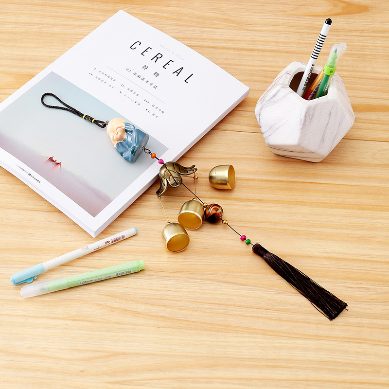 极速四不和d尚铜风铃金属风铃创意门窗挂饰生日礼物 家居装饰风铃