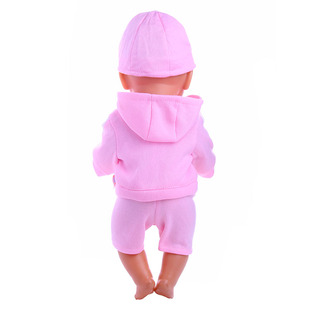 极速Reborn New Pink Dolsl Clothes Shoes Suitcase Set For 18I