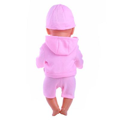 极速Reborn New Pink Dolsl Clothes Shoes Suitcase Set For 18I