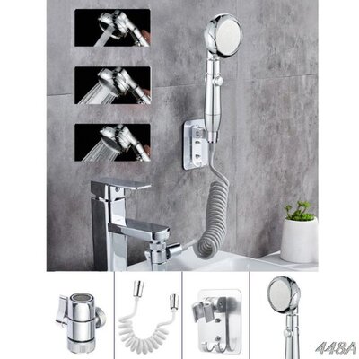 极速Wash Face jBasin Water Tap External Faucet Shower Flexib