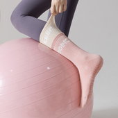 新品 专业防滑空中普拉提专用瑜伽袜子女中筒压力纯Y棉运动袜 夏季