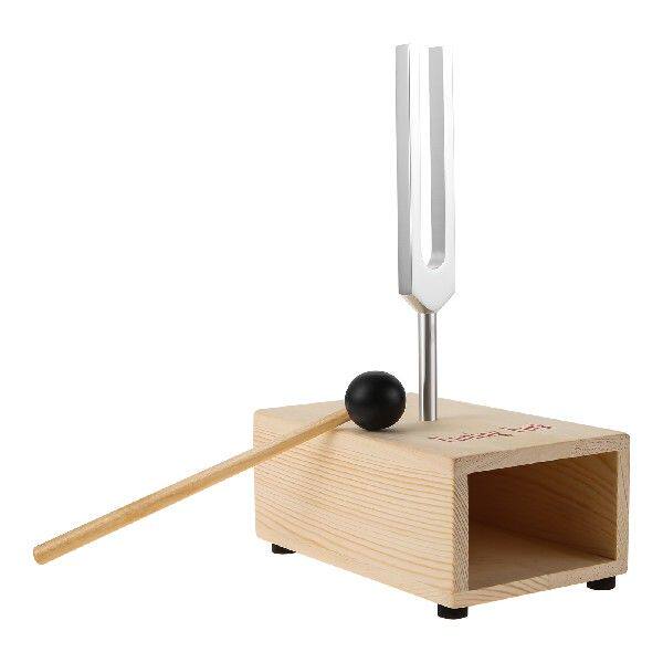 极速512Hz Tuning Fork with Silicone Hammer Wooden BZox and