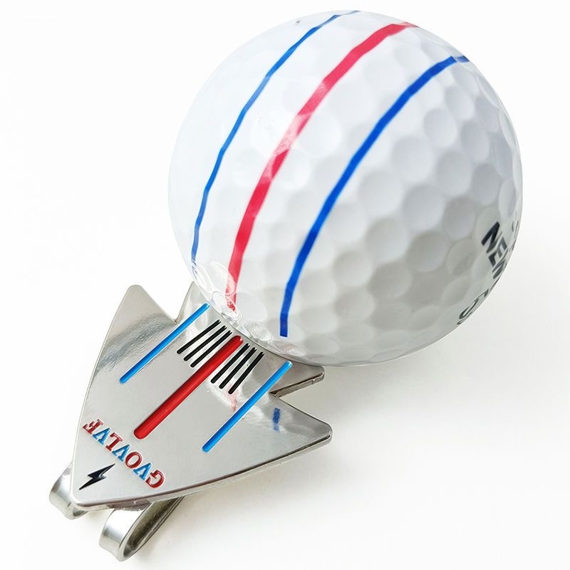 高尔夫帽夹 One  putt 一杆进洞小马克带磁铁夹子球位标球迷用品