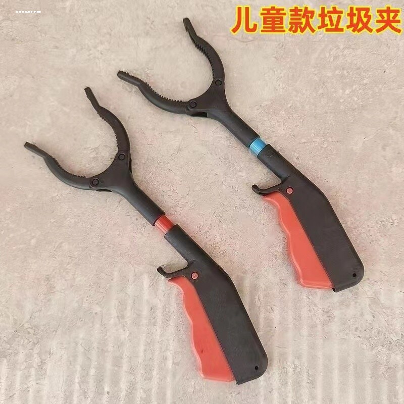 捡垃圾夹子拾物器环卫工人夹子保洁儿童公园清洁工卫生工具夹金属图片
